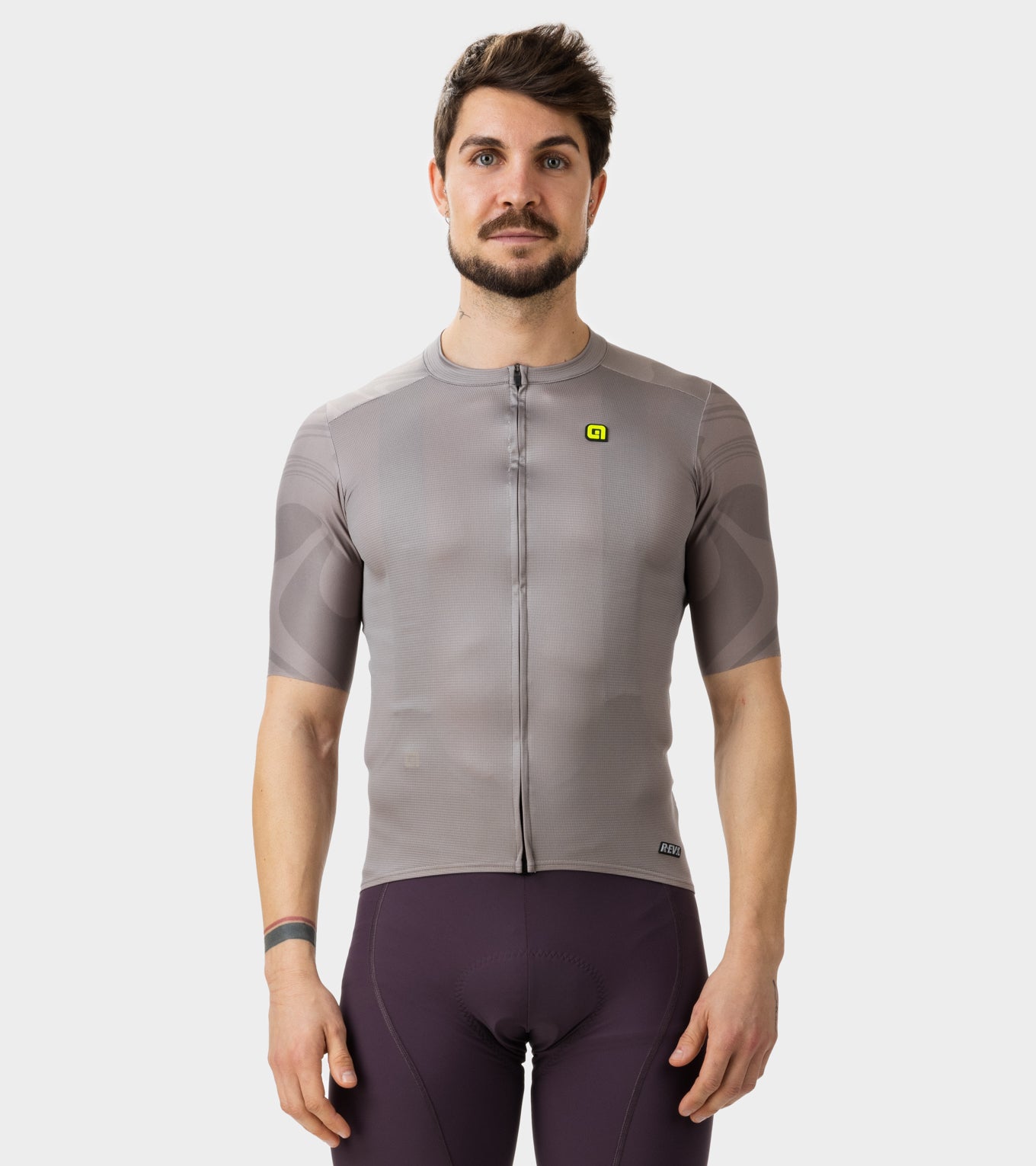 Grey cycling jersey sales