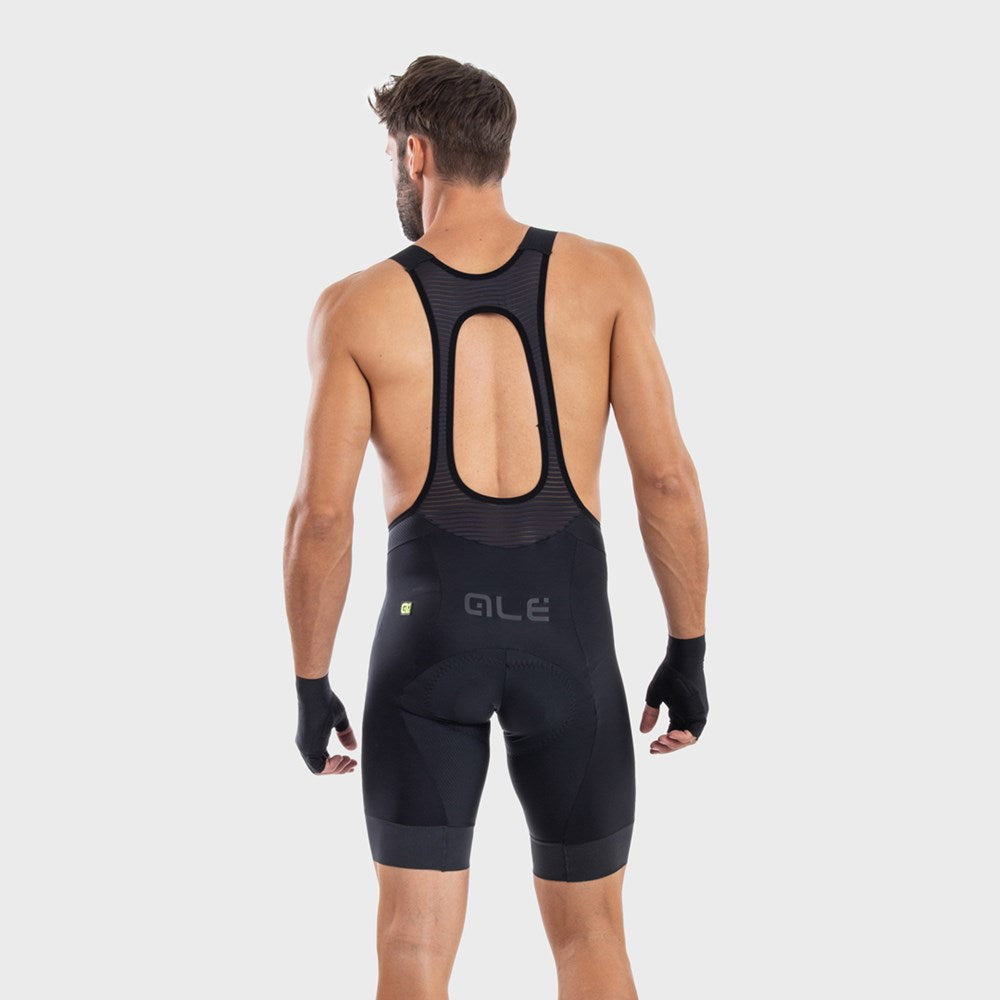 Black GT Mens Cycling Bib Shorts Back view