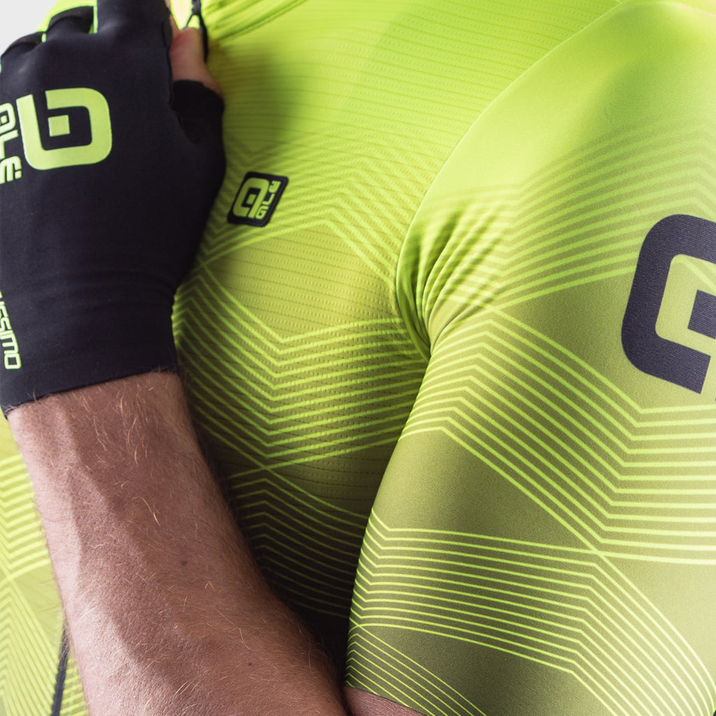 fluro cycling jersey