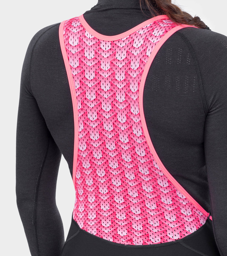 Essential Women's 3/4 Bib tights White Logo Ale Cycling Australia